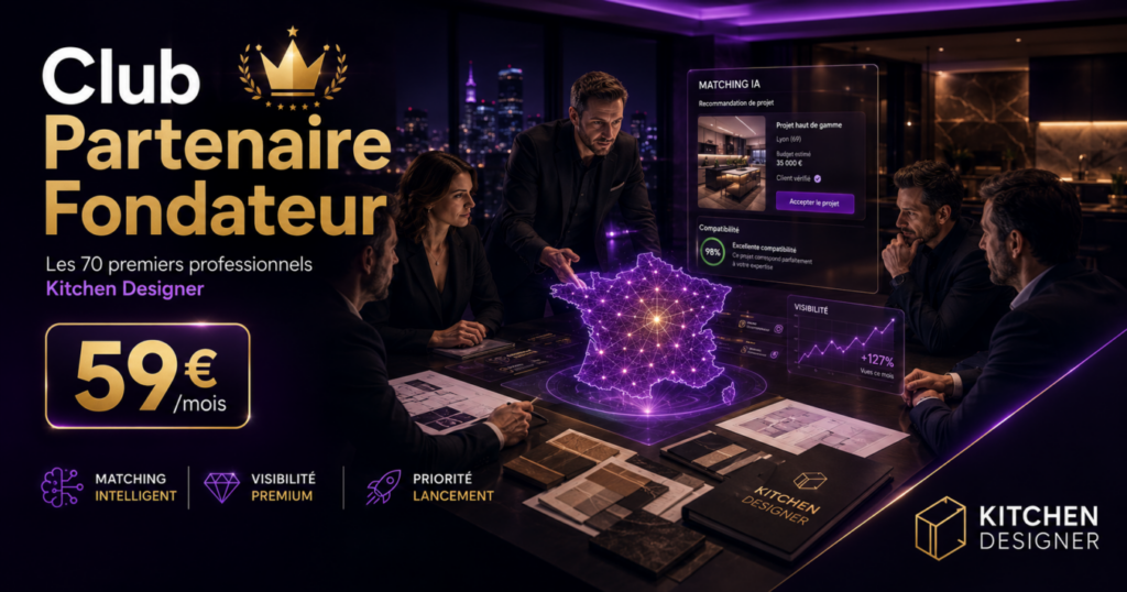 Membres fondateurs Kitchen Designer 2026-2030