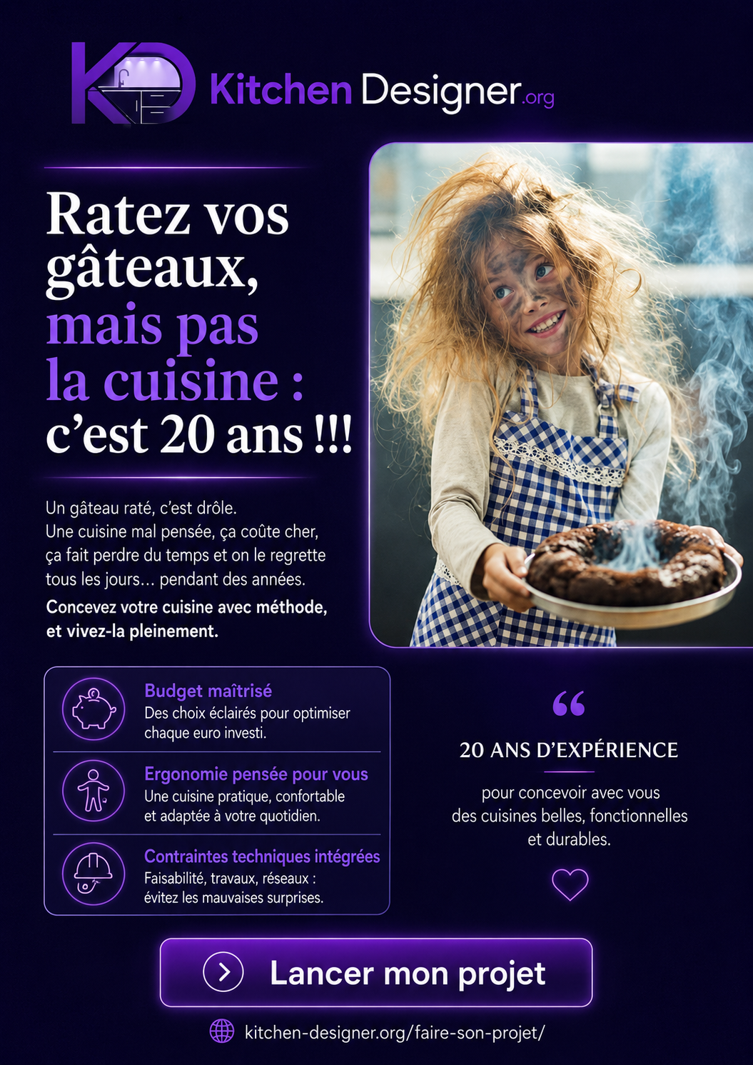 Une cuisine ratée peut coûter cher, Kitchen Designer aide à mieux préparer son projet