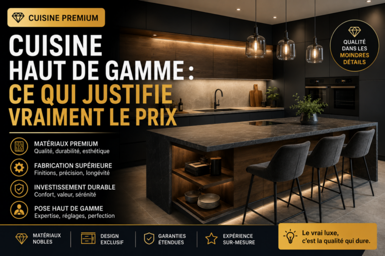 Cuisine haut de gamme ce qui justifie vraiment le prix