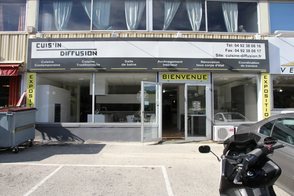 Cuisiniste CUISINE DIFFUSION Vallauris Vallauris à Vallauris - cuisine équipée et showroom